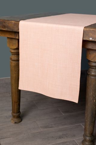 Jute Apricot table runner
